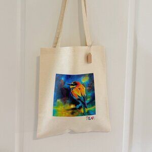 Canvas Tote Bags with my Artwork – Reusable Cotton Bags